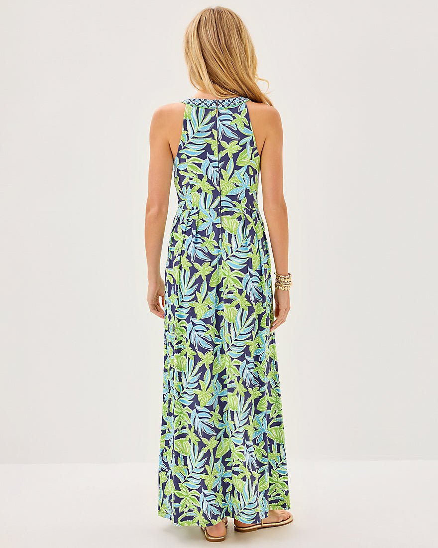 Carmilla Maxi Dress - Sapphire Pool Tropical Tango