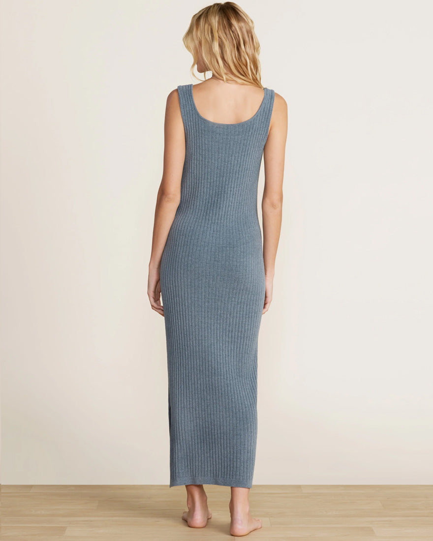 Ccul Ribbed Square Neck Dress