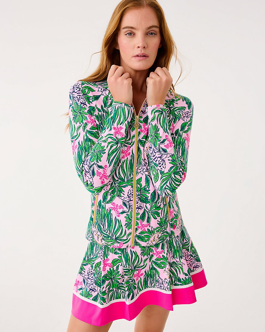 Cilia High Rise Skort Upf 50 Plus - Conch Shell Pink Roaring With Joy