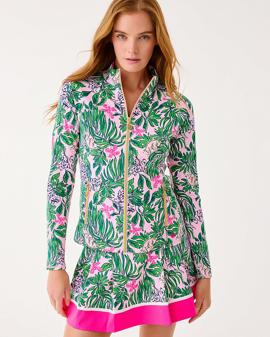 Cilia High Rise Skort Upf 50 Plus - Conch Shell Pink Roaring With Joy