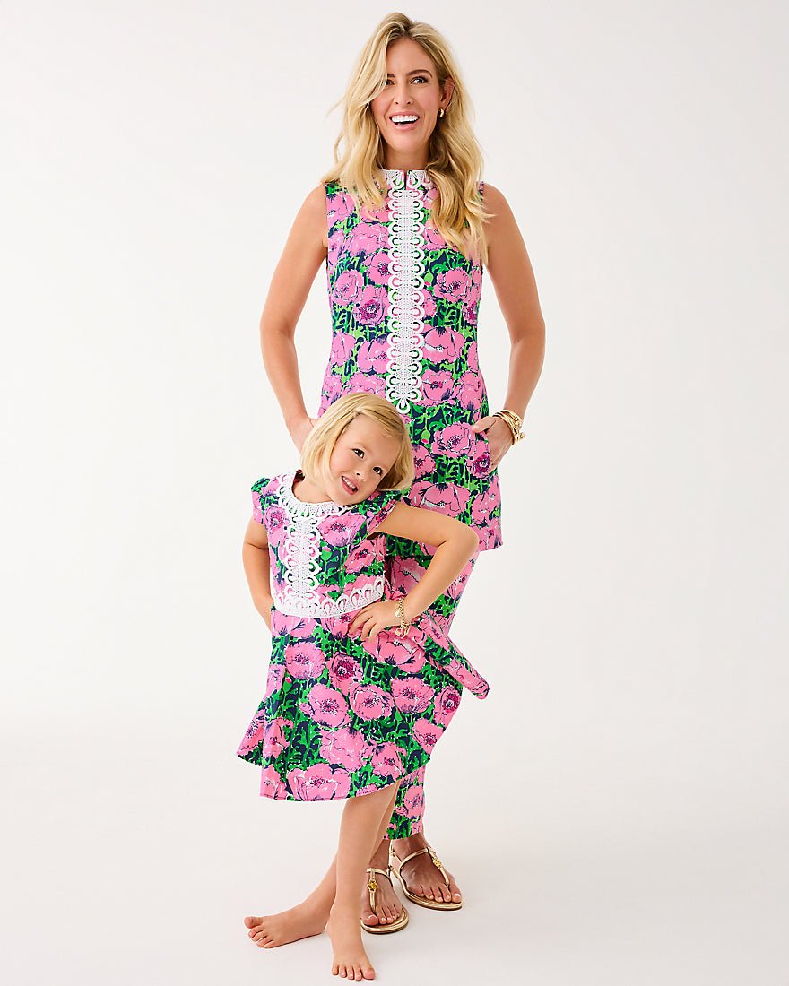 Cleodora Stretch Shift Dress - Low Tide Navy Florrie