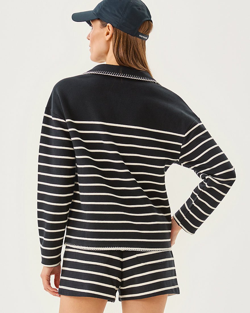 Corvaya Pullover - Noir Legacy Stripe