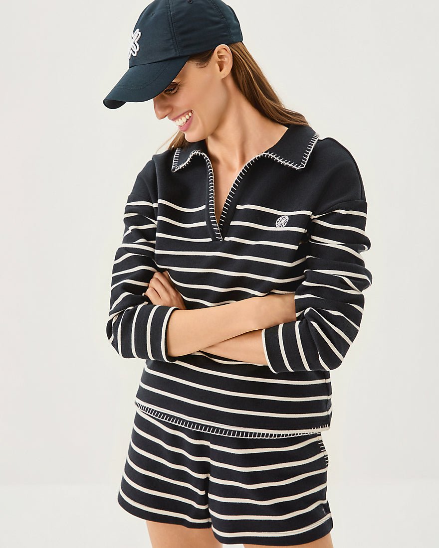 Corvaya Pullover - Noir Legacy Stripe