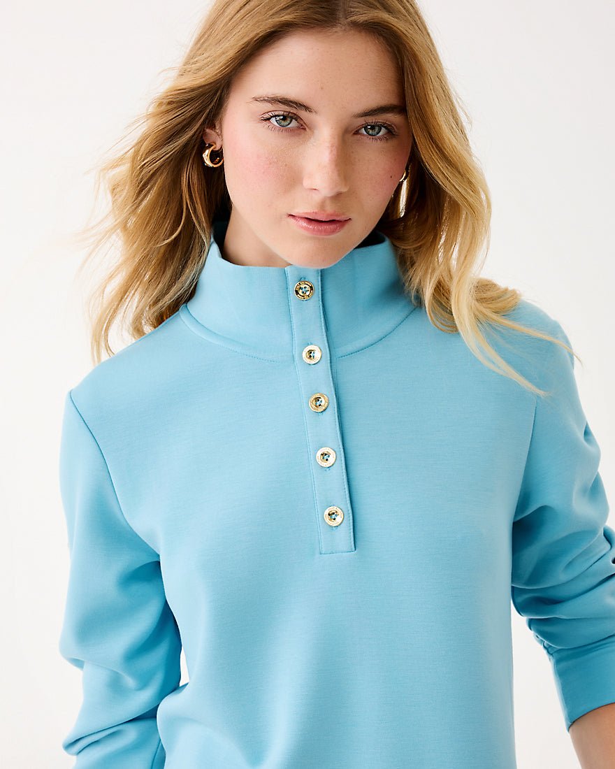 Lilly Pulitzer - Cowie Upf 50 Plus Pullover - Bellevue Blue