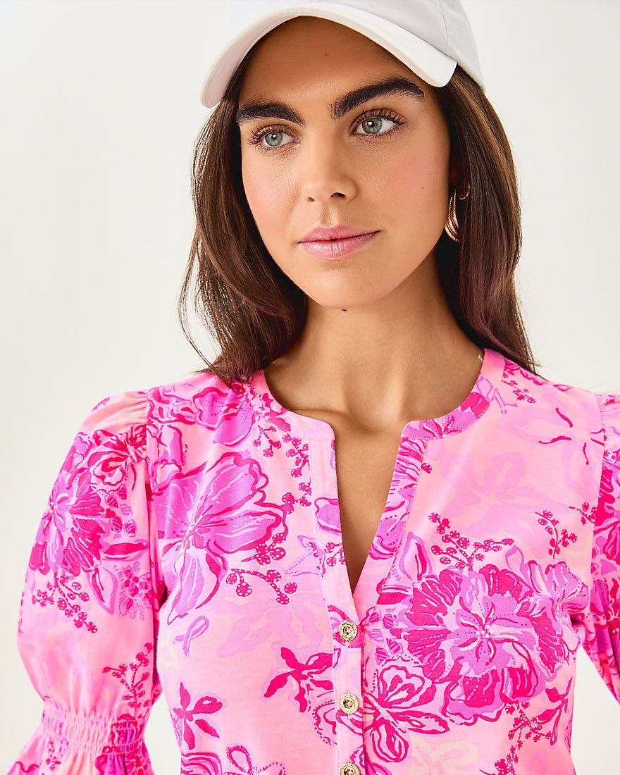 Delsie Dress - Parigi Pink Supporting Squad