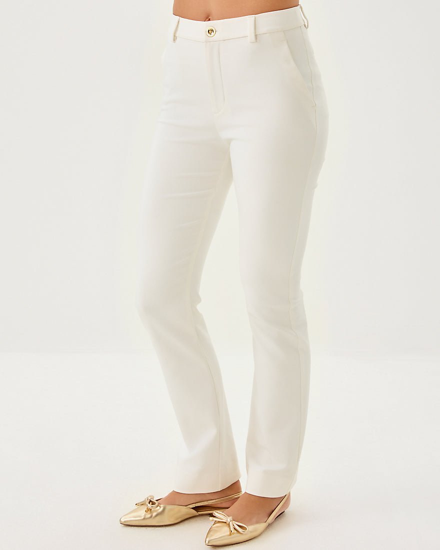 Demaria Stretch Pant - Coconut