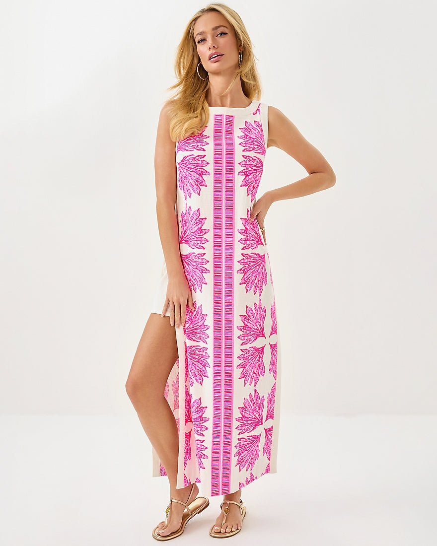 Eleanora Maxi Shift Romper - Pink Bliss Shady Babe