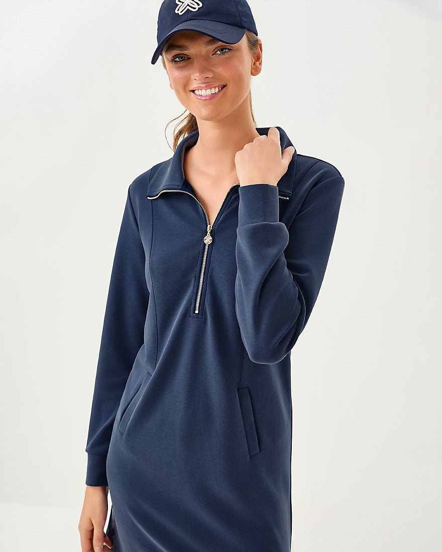 Eleni Upf 50 Plus Dress - Low Tide Navy