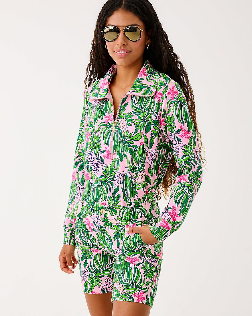 Eleni Upf 50 Plus Pullover - Conch Shell Pink Roaring With Joy