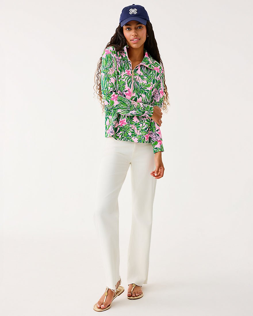 Eleni Upf 50 Plus Pullover - Conch Shell Pink Roaring With Joy