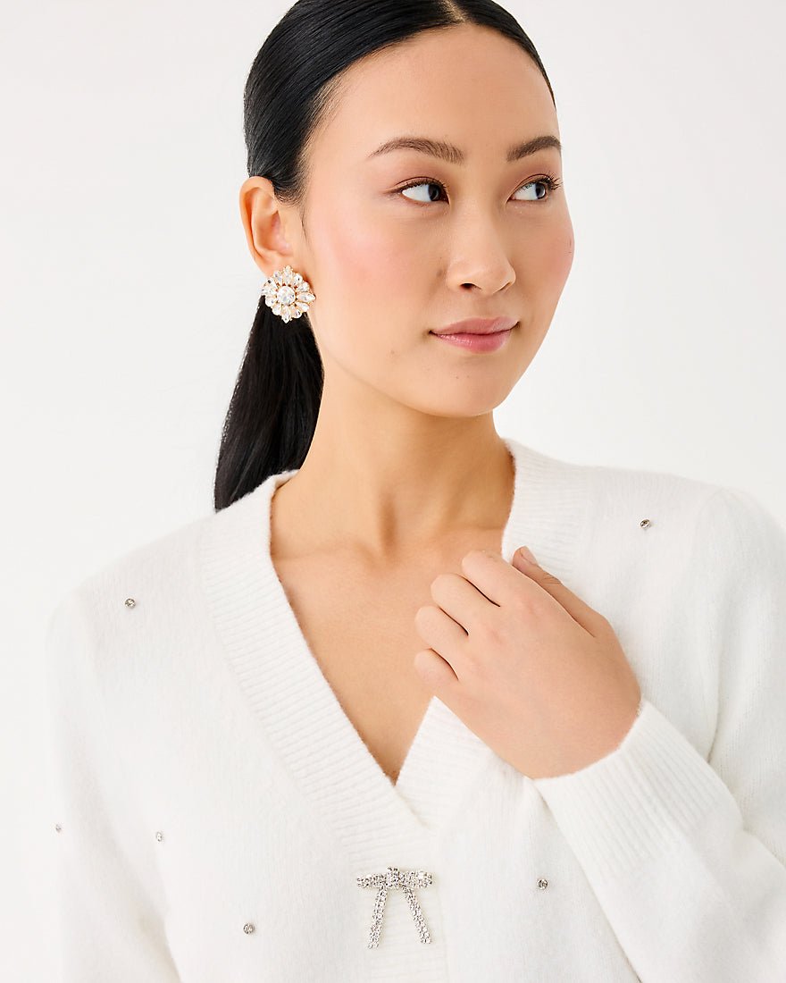 Ellorie Sweater - Coconut Paradise Rhinestones