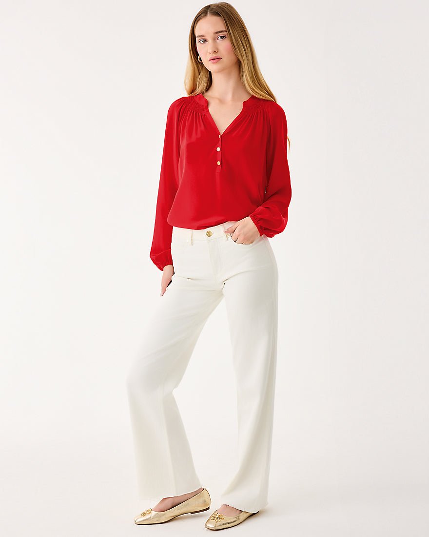 Elsa Top - Cranberry Red