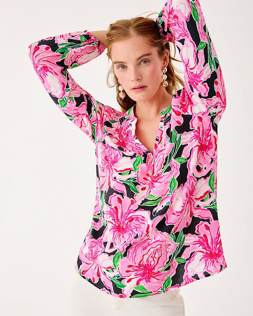 Lilly Pulitzer - Elsa Top - Onyx Party All The Time