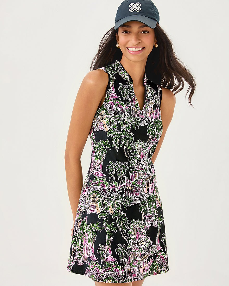 Enna Active Dress Upf 50 Plus - Onyx Pb Anniversary Toile