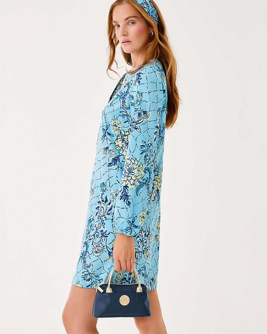 Lilly Pulitzer - Ensley Upf 50 Plus Dress - Bellevue Blue Breakers Beach