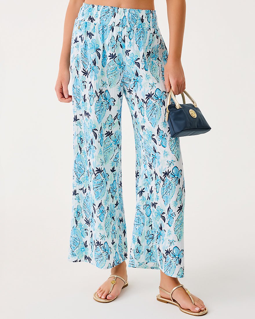 Lilly Pulitzer - Enzo Pant Coverup - Resort White Seashell Splendor