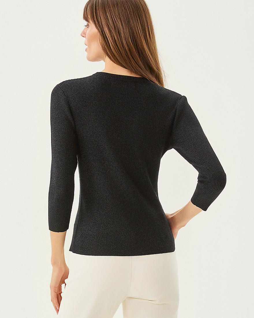 Esli Sweater - Black Metallic