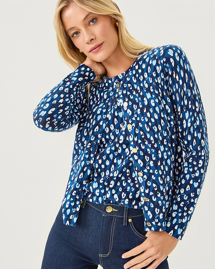 Fairley Cardigan - Starlight Navy Youre An Animal