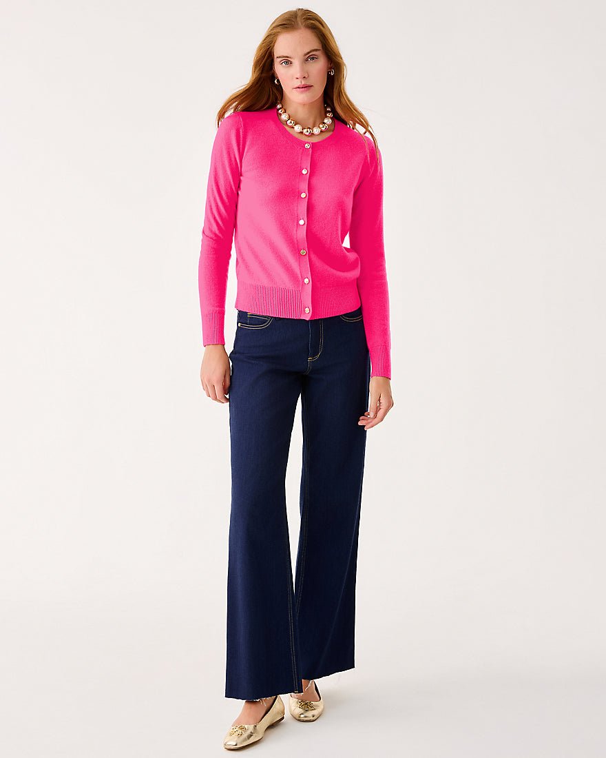 Lilly Pulitzer - Fairley Cashmere Cardigan - Passion Fruit Pink