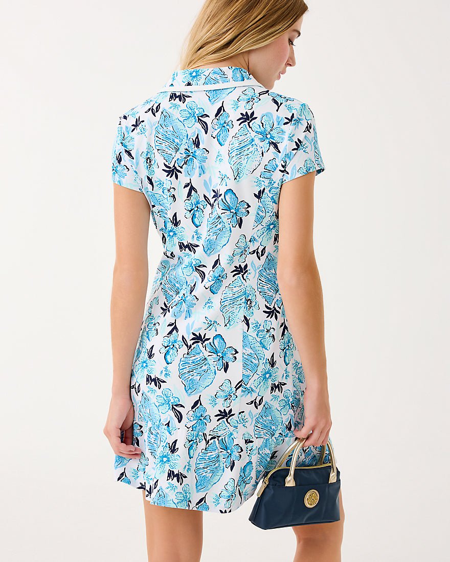 Lilly Pulitzer - Findley Dress Upf 50 Plus - Resort White Seashell Splendor