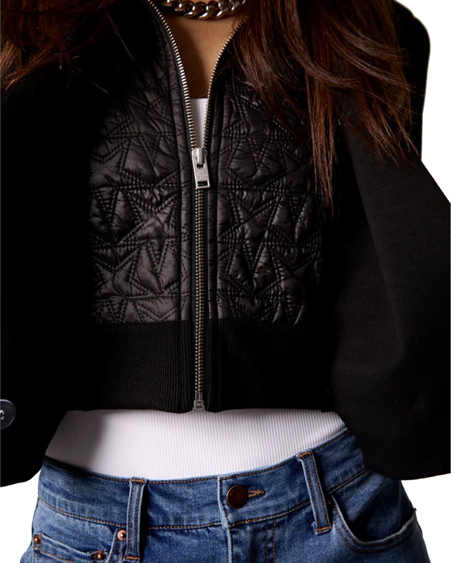 Fireside Cropped Blazer - Black