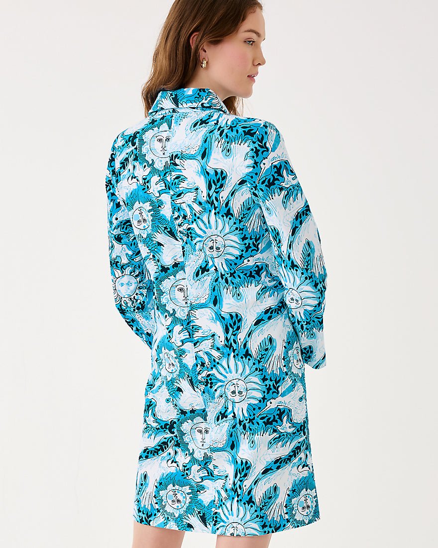 Lilly Pulitzer - Gabi Dress - Bellevue Blue Lilly Gulls