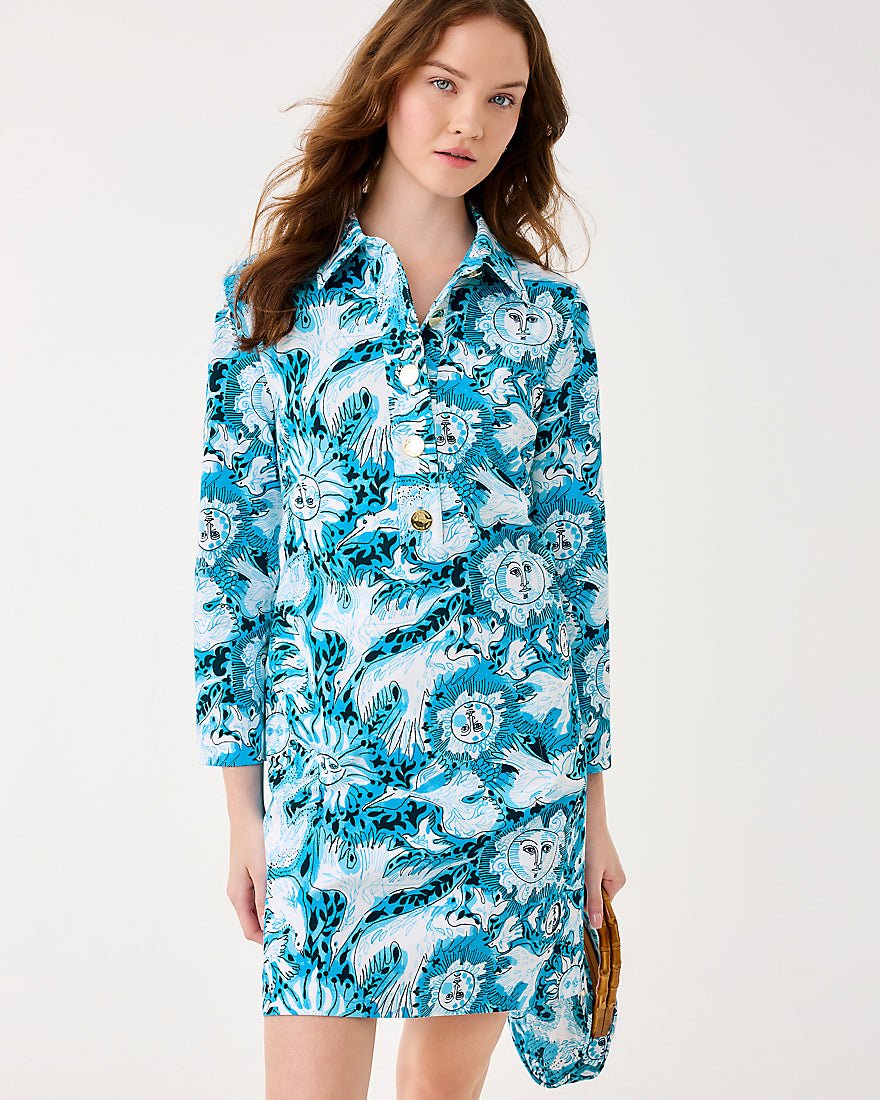 Lilly Pulitzer - Gabi Dress - Bellevue Blue Lilly Gulls