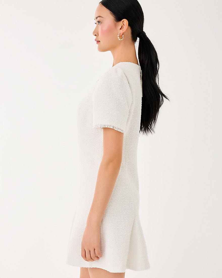 Lilly Pulitzer - Geneva Boucle Dress - Coconut Chic Chick Boucle