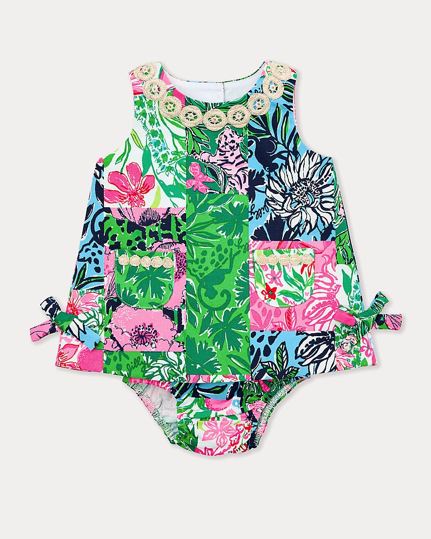 Girls Baby Lilly Shift Dress - Multi Party Punch Patch
