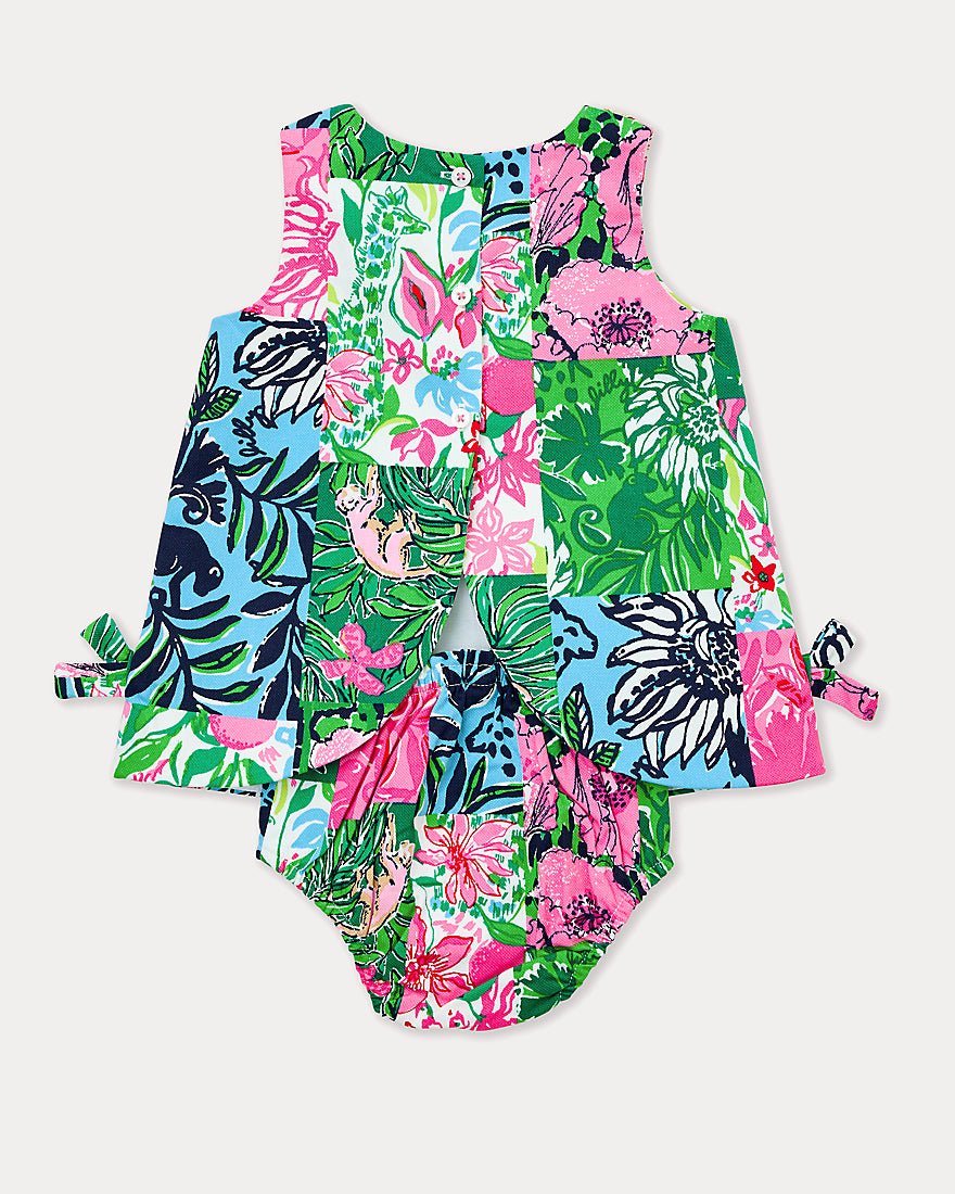 Girls Baby Lilly Shift Dress - Multi Party Punch Patch