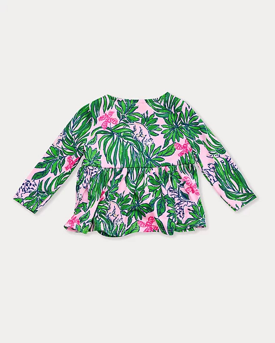 Girls Hollee Infant Tunic And Legging Set - Conch Shell Pink Roaring With Joy