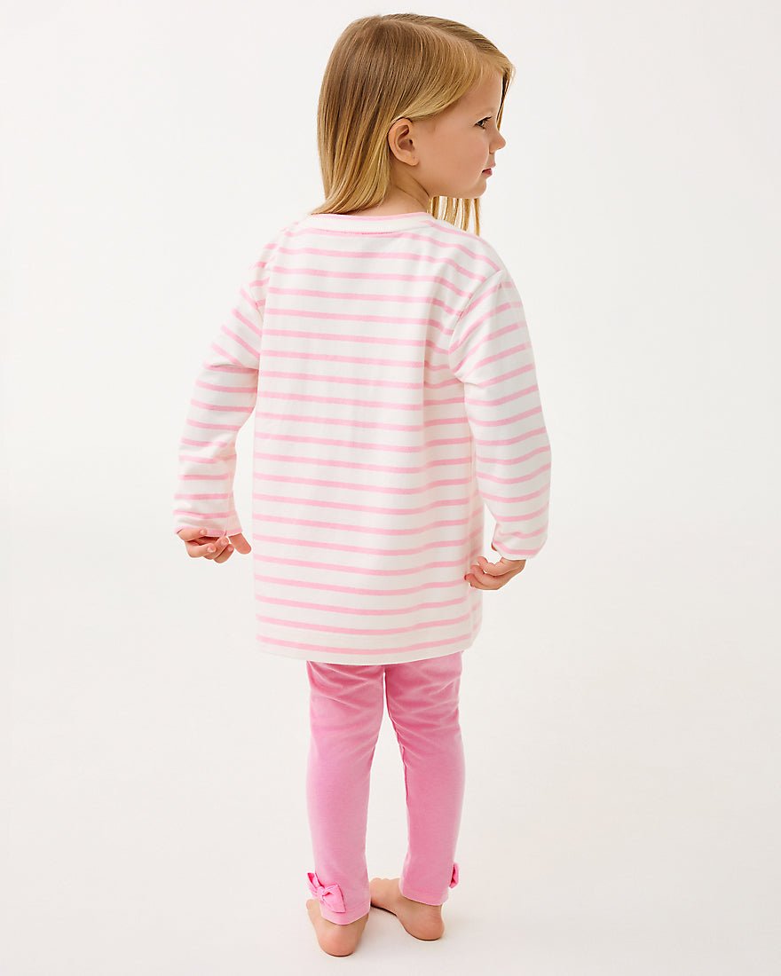 Girls Maia Legging - Conch Shell Pink
