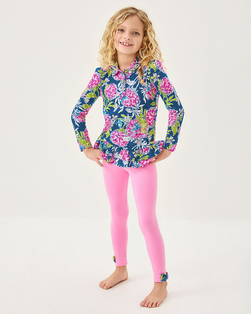 Girls Penelope Tunic And Legging Set - Multi Dahlia Licious