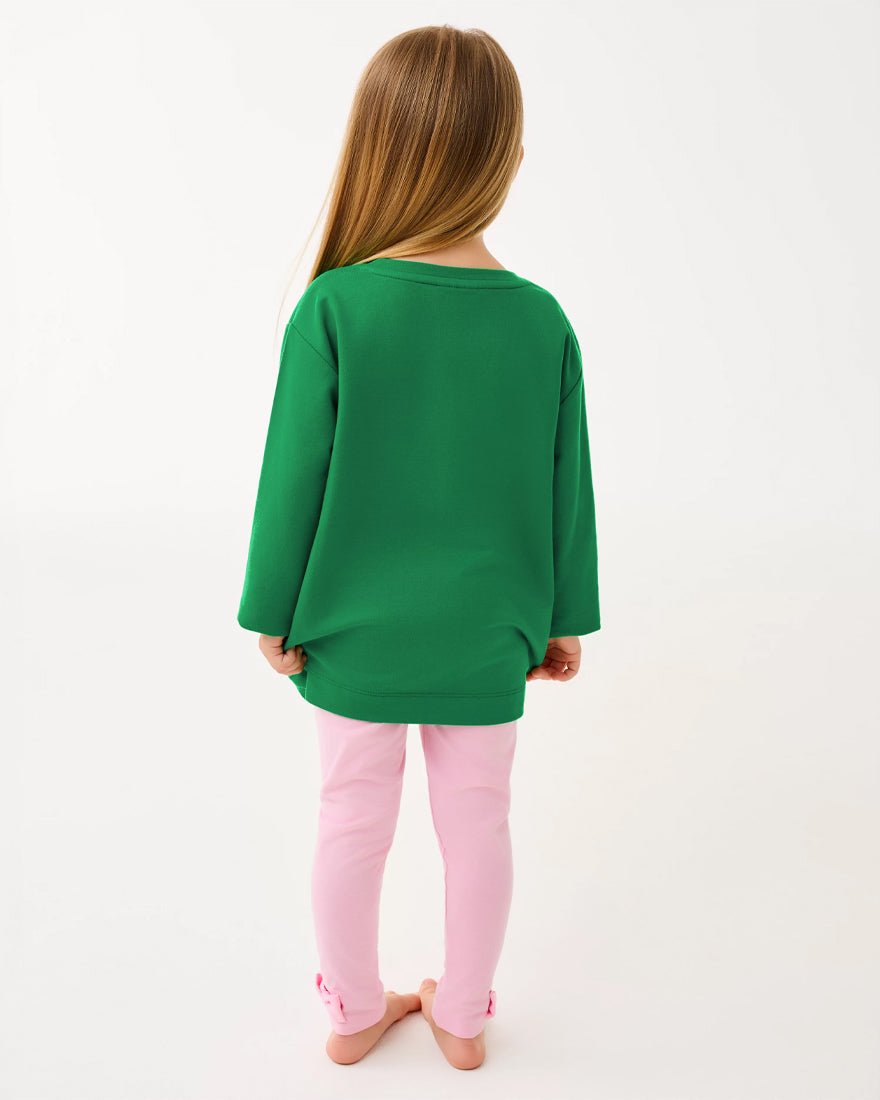 Lilly Pulitzer - Girls Mini Ballad Sweatshirt - Multi Deck The Palms