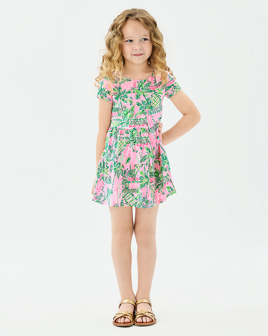 Girls Mini Geanna Short Sleeve Dress