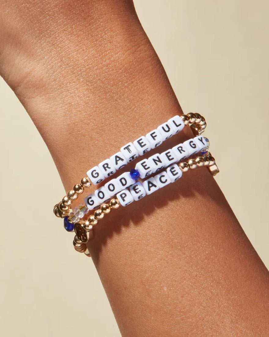 Good Energy Lucky Symbols Bracelet - White