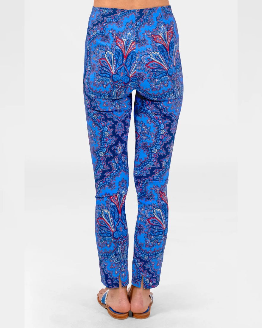 Gripeless Pull On Pants - Imari Passion Paisley