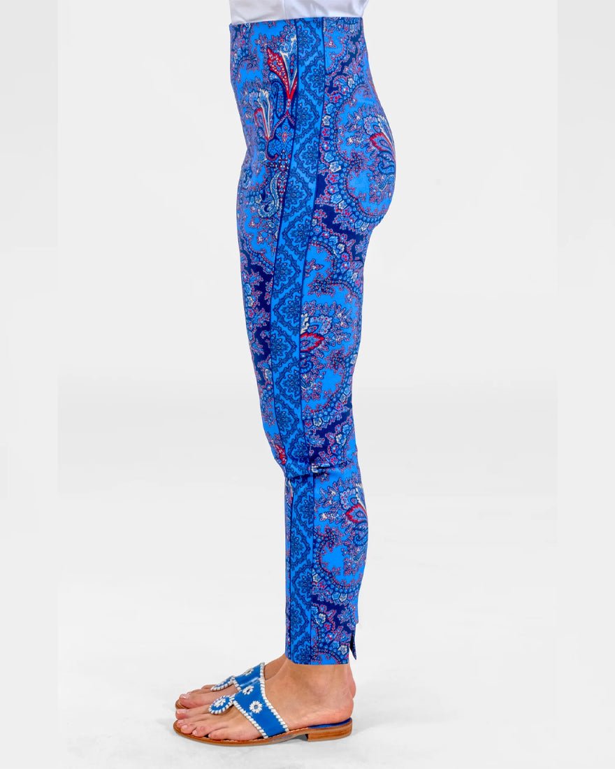 Gripeless Pull On Pants - Imari Passion Paisley