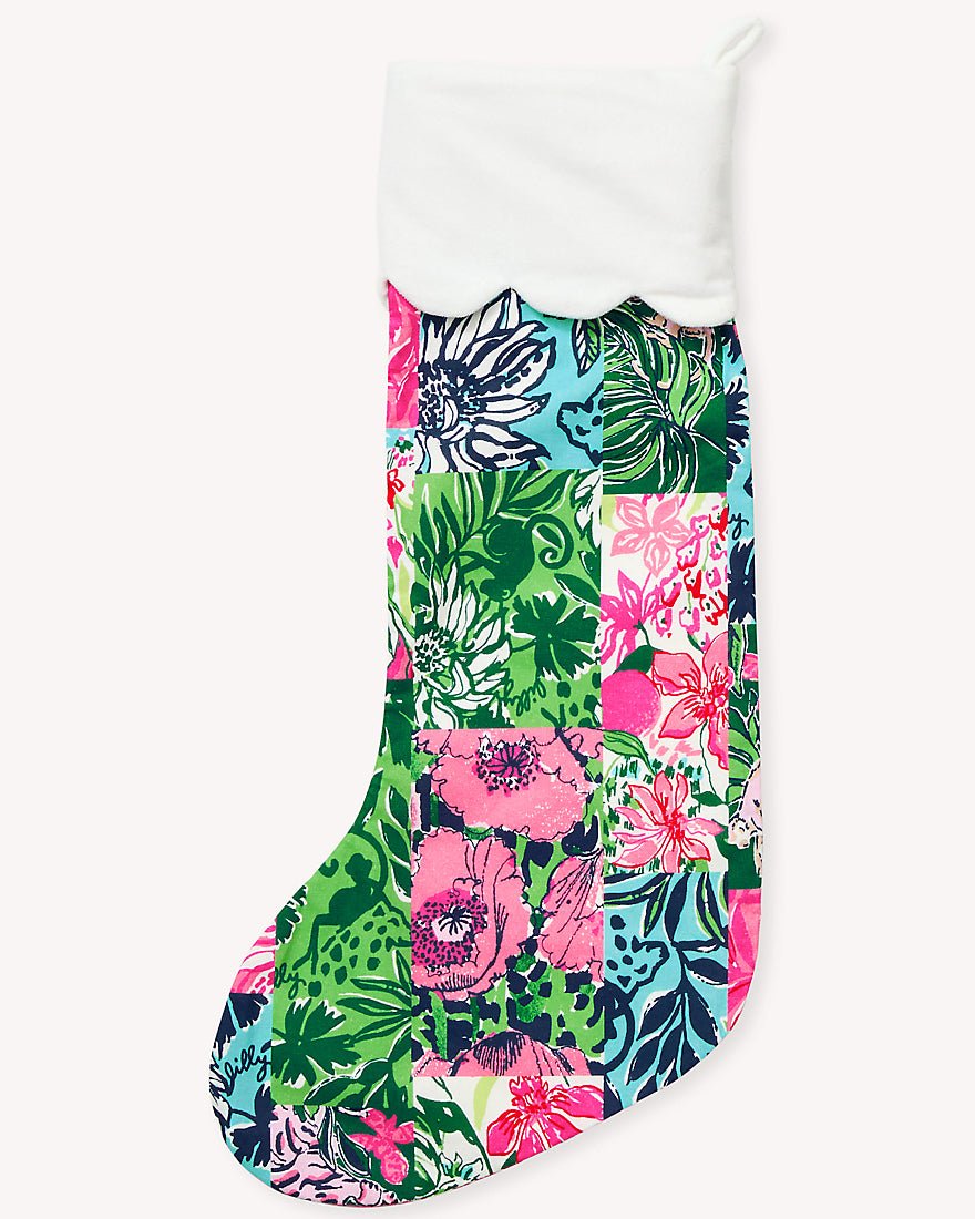 Lilly Pulitzer - Gwp Stocking - Multi Party Punch Patch