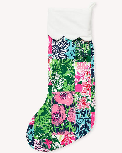 Lilly Pulitzer - Gwp Stocking - Multi Party Punch Patch