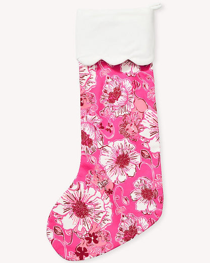 Lilly Pulitzer - Gwp Stocking - Sun Shell Pink Feeling Poppy