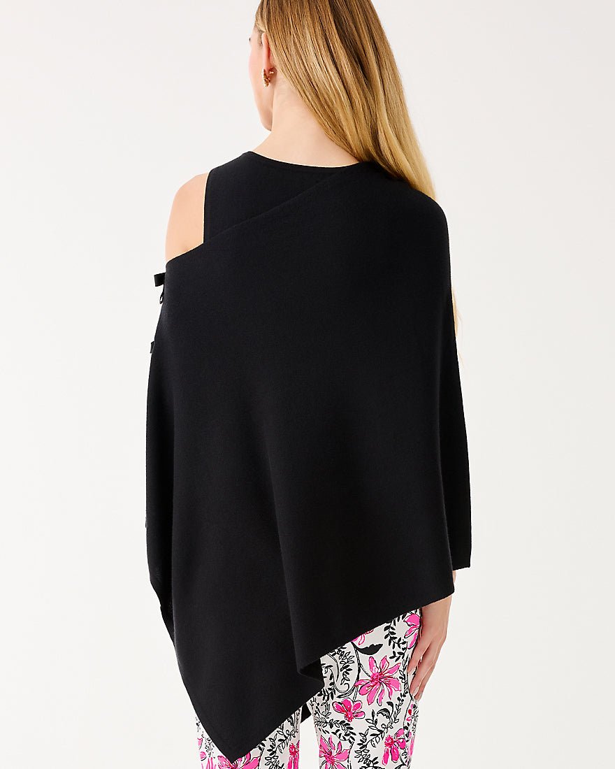 Lilly Pulitzer - Harp Wrap With Bows - Black