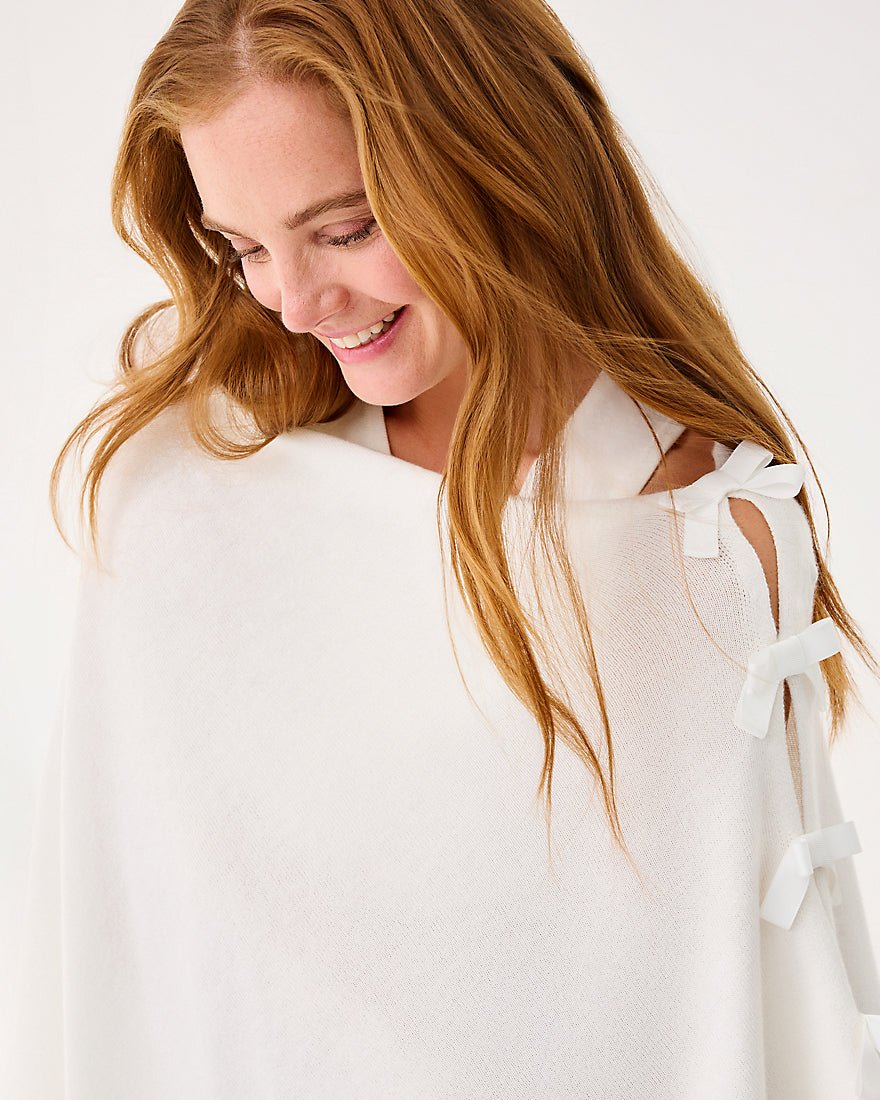 Harp Wrap With Bows - Coconut