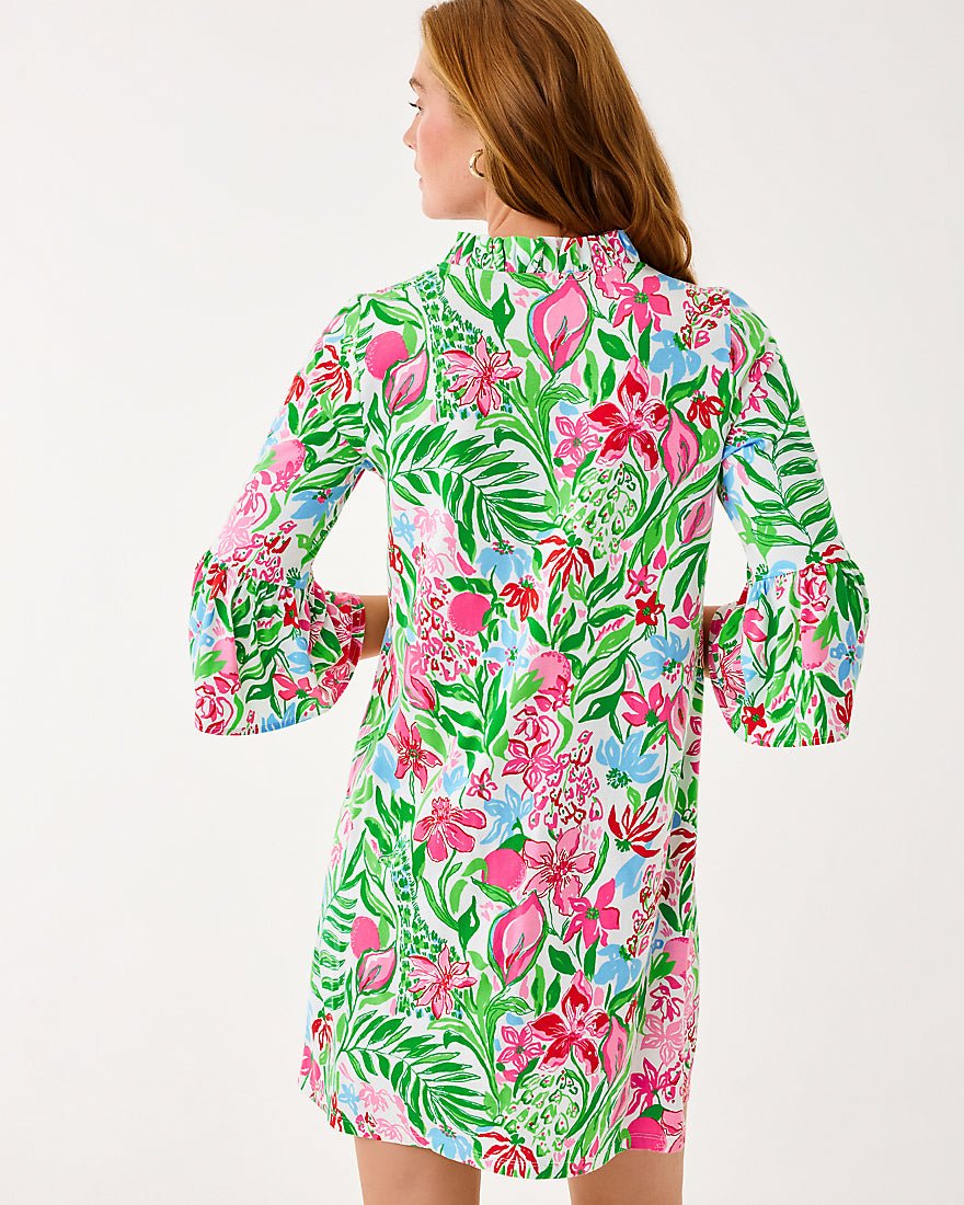 Hayes Dress - Multi Glowing Gardens