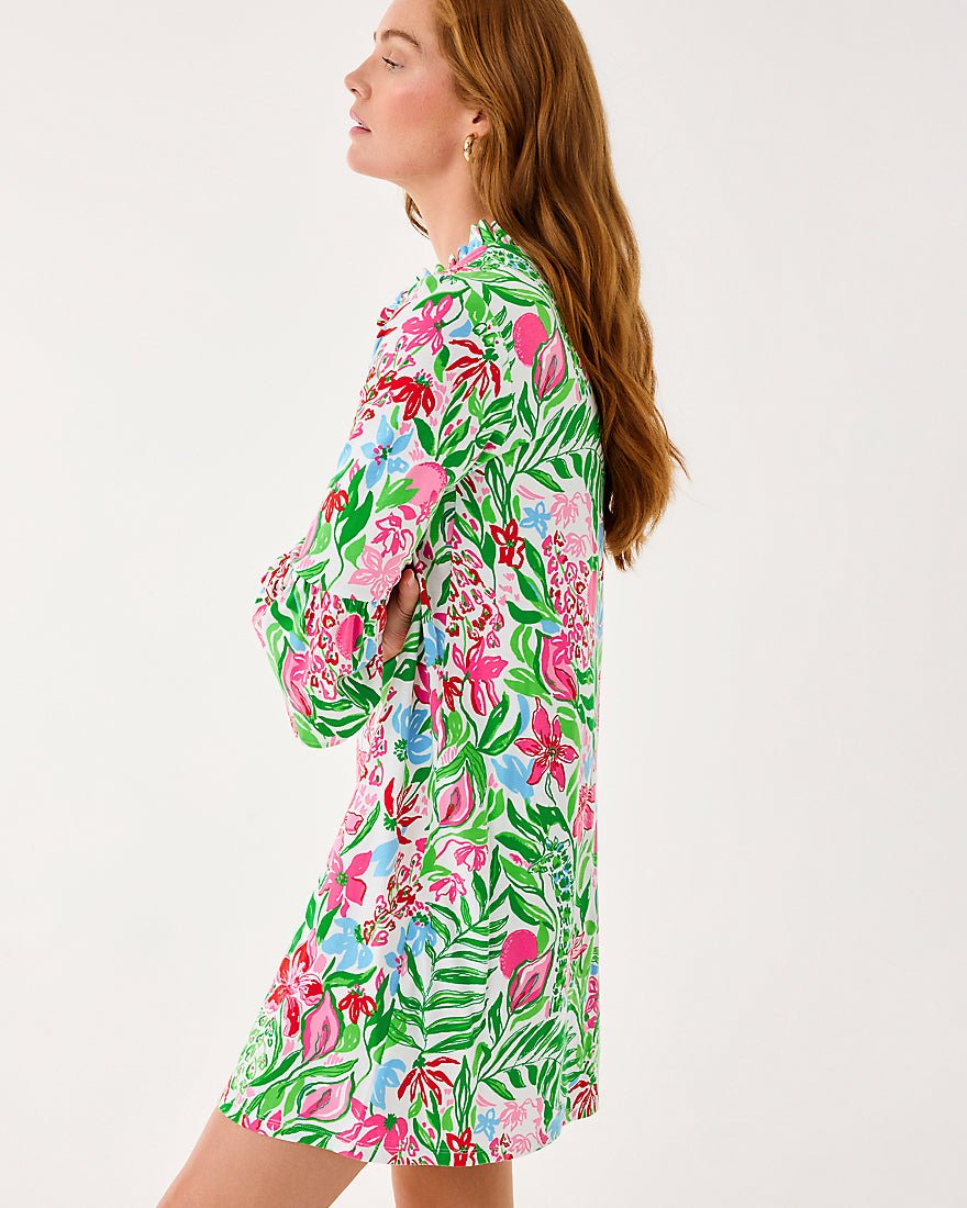 Hayes Dress - Multi Glowing Gardens