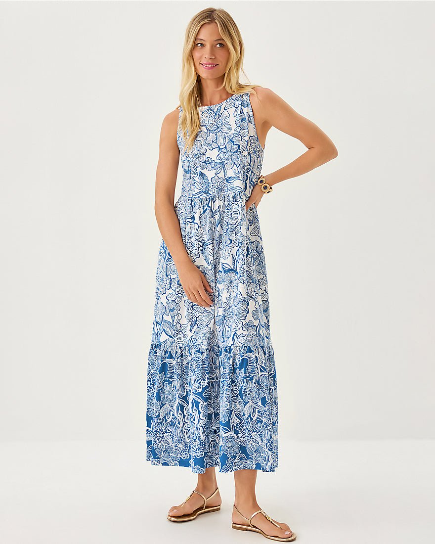 Hayleigh Midi Dress - Starlight Navy Unforgettable