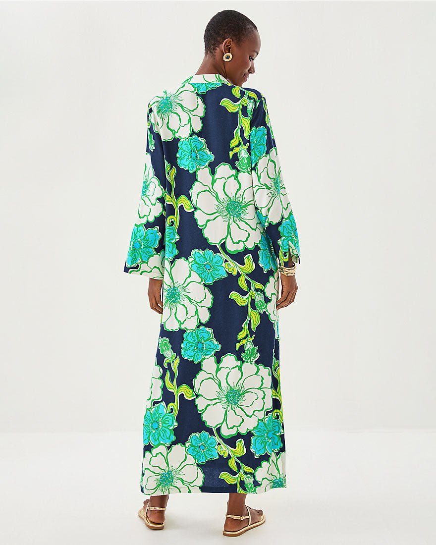 Irella Maxi Caftan Dress - Low Tide Navy Oversized Go Big