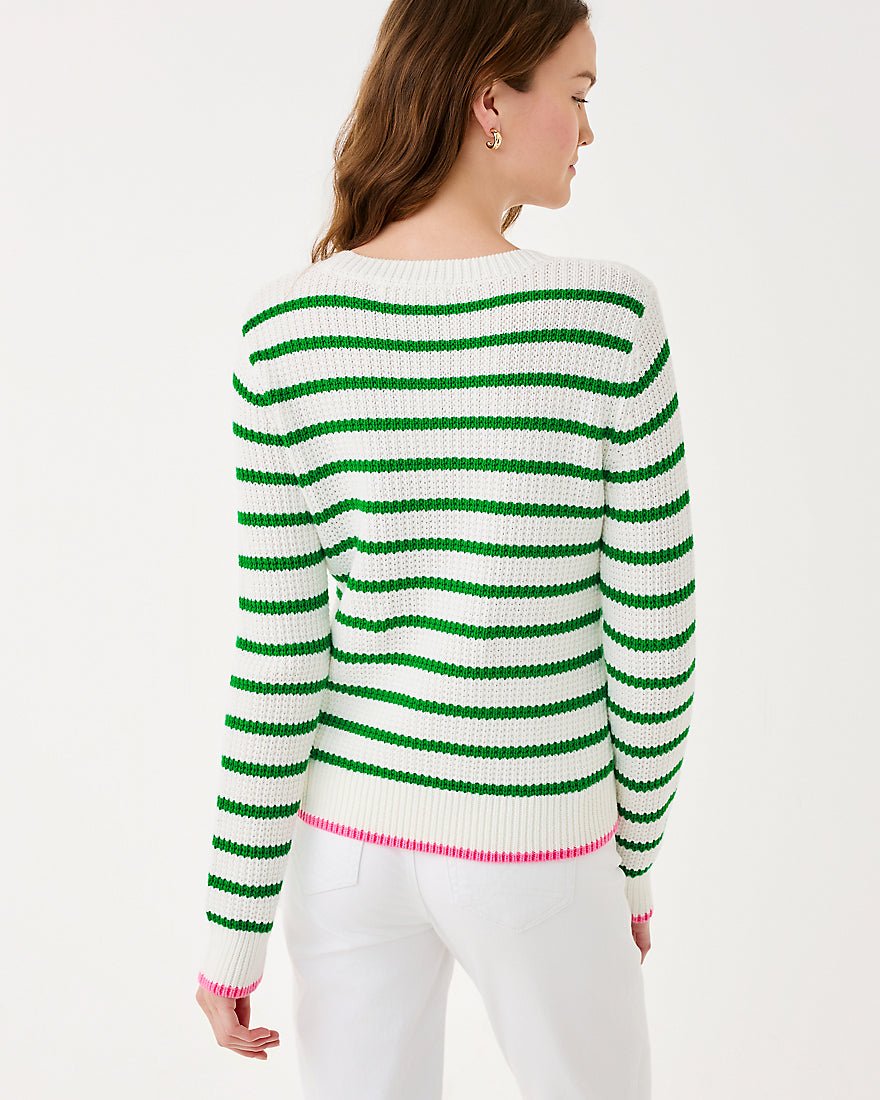 Jovienne Sweater - Coconut Shine Bright Stripe