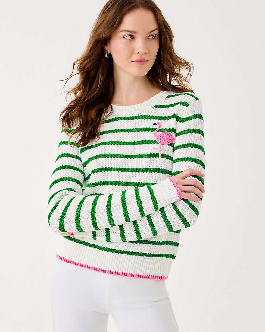 Jovienne Sweater - Coconut Shine Bright Stripe