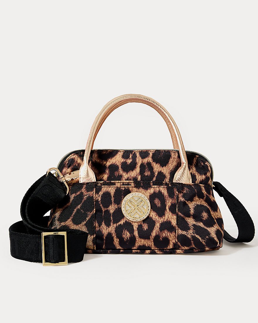 Kerrington Top Handle Mini Bag - Multi Leopard Faille